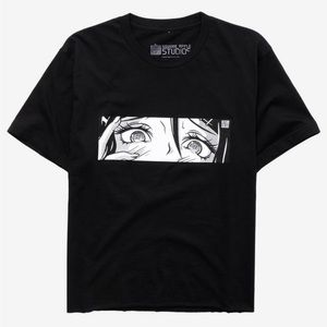 Anime Eyes Girls Crop Top